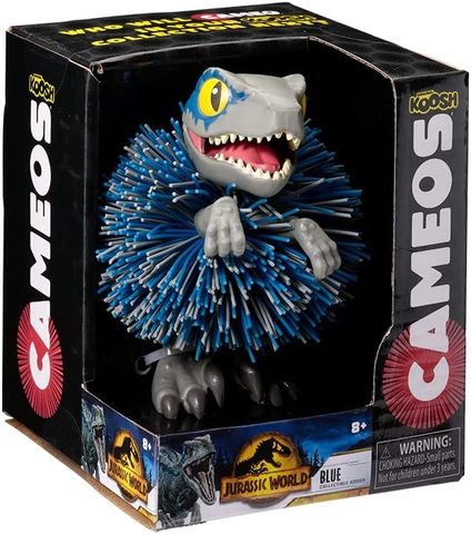 Koosh Cameos Blue velociraptor from Jurassic World